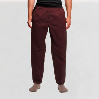 Anti-wrinkle drawstring pants solid canvas pants