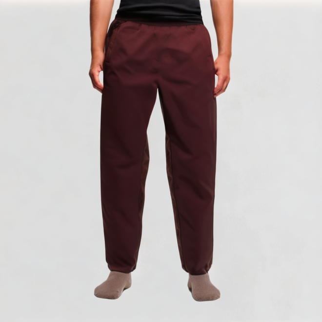 Anti-wrinkle drawstring pants solid canvas pants