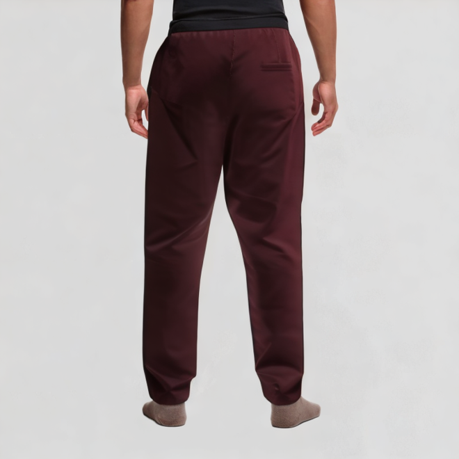 Anti-wrinkle drawstring pants solid canvas pants