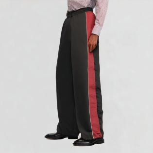 Elastic straight loose pants