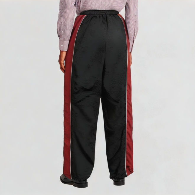 Elastic straight loose pants