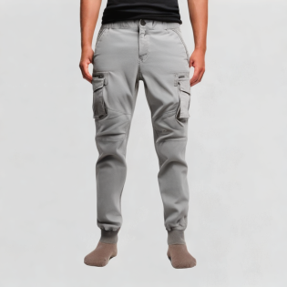 High quality fashion trousers loose fit