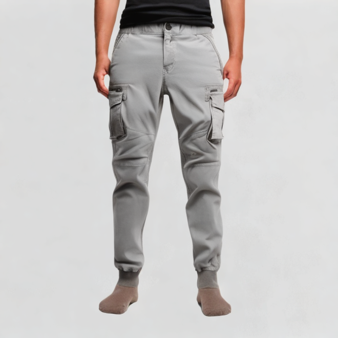 High quality fashion trousers loose fit
