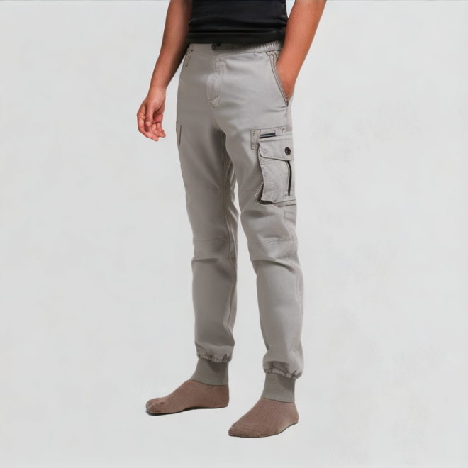 High quality fashion trousers loose fit